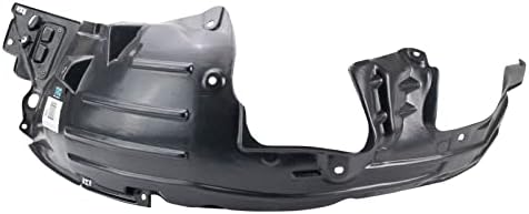TRQ Front Left Inner Fender Liner Black Drivers Side