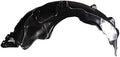 TRQ Front Right Inner Fender Liner Black Passenger Side