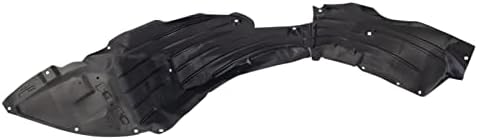 TRQ Front Right Inner Fender Liner Black Passenger Side