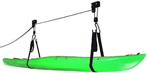 Bike Lane Kayak Hoist Pulley System with 125lb Capacity by RADSportz