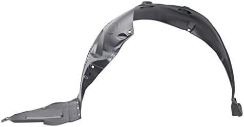 TRQ Front Right Inner Fender Liner Black Passenger Side