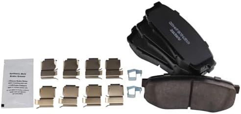TRQ Rear Brake Pads Ceramic Hardware