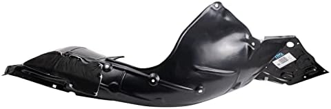 TRQ Front Right Inner Fender Liner Black Passenger Side