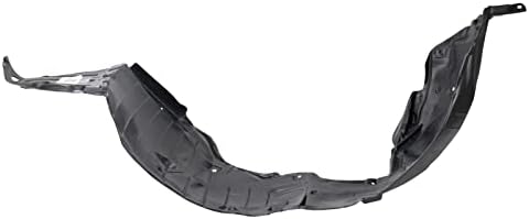 TRQ Right Inner Fender Liner Black Passenger Side