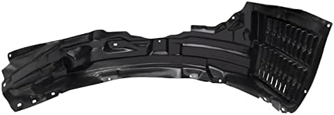 TRQ Front Left Inner Fender Liner Black Drivers Side