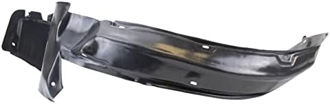 TRQ Front Right Inner Fender Liner Black Passenger Side