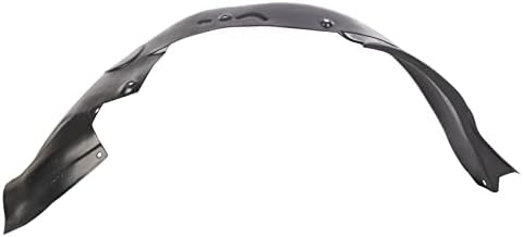 TRQ Front Right Inner Fender Liner Black Passenger Side