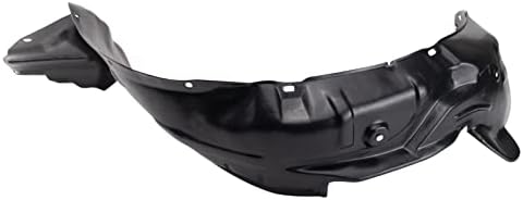 TRQ Front Right Inner Fender Liner Black Passenger Side