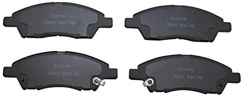 TRQ Front Brake Pads Ceramic Hardware Wear Sensor