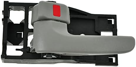 TRQ Rear Left Interior Door Handle Charcoal Gray Drivers Side