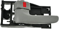 TRQ Rear Left Interior Door Handle Charcoal Gray Drivers Side