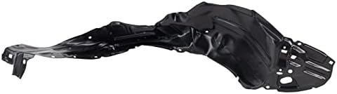 TRQ Front Left Inner Fender Liner Black Drivers Side
