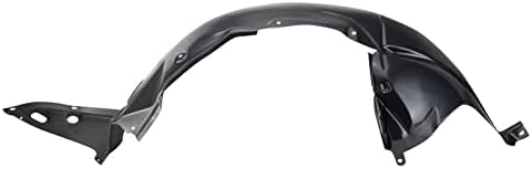 TRQ Front Right Inner Fender Liner Black Passenger Side