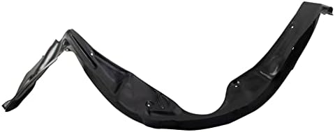TRQ Front Right Inner Fender Liner Black Passenger Side