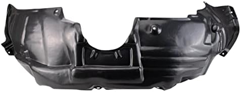 TRQ Front Right Inner Fender Liner Black Passenger Side