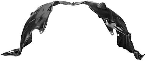TRQ Front Left Inner Fender Liner Black Drivers Side