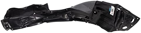 TRQ Front Left Inner Fender Liner Black Drivers Side