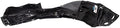 TRQ Front Left Inner Fender Liner Black Drivers Side