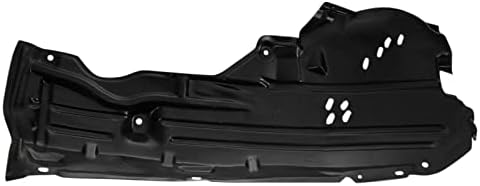 TRQ Front Right Rearward Inner Fender Liner Black Passenger Side