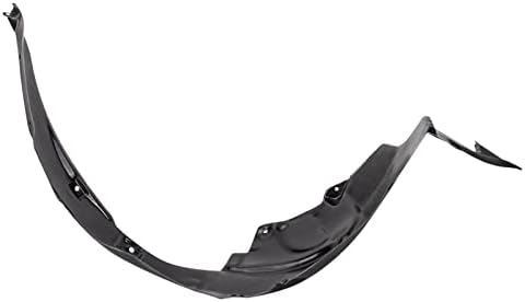 TRQ Front Left Inner Fender Liner Black Drivers Side