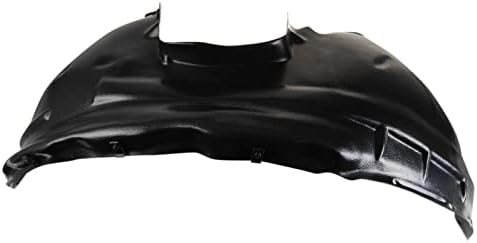 TRQ Front Right Inner Fender Liner Black Passenger Side