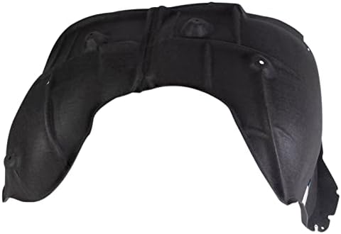 TRQ Front Left Inner Fender Liner Black Drivers Side