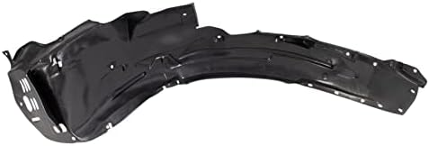 TRQ Front Right Inner Fender Liner Black Passenger Side