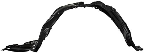 TRQ Front Right Inner Fender Liner Black Passenger Side