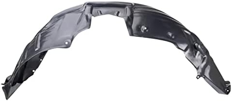 TRQ Front Left Inner Fender Liner Black Drivers Side