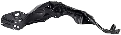 TRQ Front Left Inner Fender Liner Black Drivers Side
