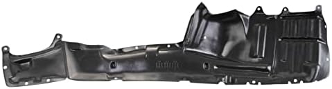 TRQ Front Left Inner Fender Liner Black Drivers Side