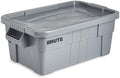 Rubbermaid Commercial Products Brute Tote with Lid, Gray, 14-Gallon by RubbermaidCommercialProducts