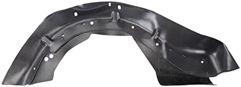 TRQ Front Right Inner Fender Liner Black Passenger Side