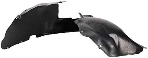 TRQ Front Right Inner Fender Liner Black Passenger Side