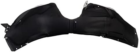 TRQ Front Left Inner Fender Liner Black Drivers Side