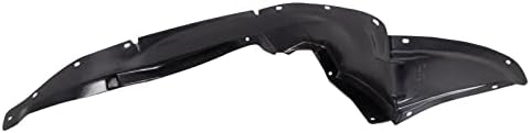TRQ Front Right Inner Fender Liner Black Passenger Side
