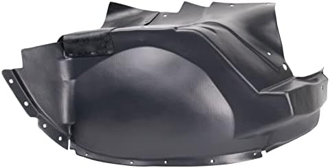 TRQ Front Left Forward Inner Fender Liner Black Drivers Side
