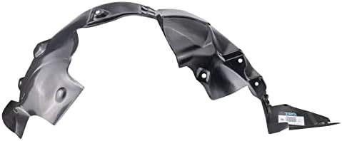 TRQ Front Left Inner Fender Liner Black Drivers Side