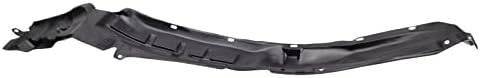 TRQ Front Left Inner Fender Liner Black Drivers Side