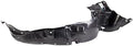 TRQ Front Right Inner Fender Liner Black Passenger Side