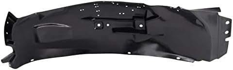 TRQ Front Left Inner Fender Liner Black Drivers Side