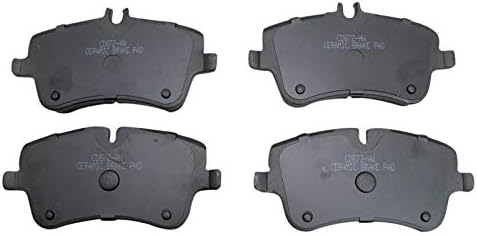 TRQ Front Ceramic Brake Pad Set