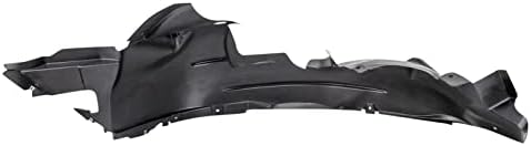 TRQ Front Right Inner Fender Liner Black Passenger Side