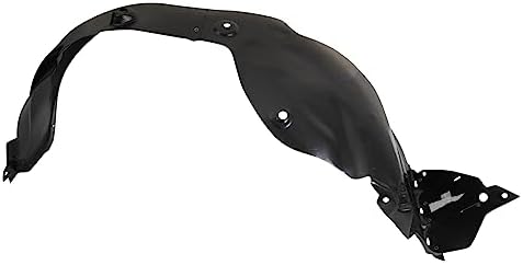 TRQ Front Left Inner Fender Liner Black Drivers Side