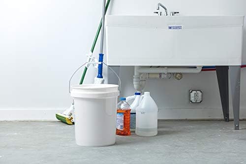 United Solutions 5 Gallon Bucket - 3 Pack, White, Heavy Duty BPA-Free Plastic Bucket, Comfortable Handle, Easy to Clean, Perfect for on The Job, Home Improvement, or Household Cleaning - Image 5