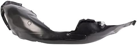 TRQ Front Left Inner Fender Liner Black Drivers Side