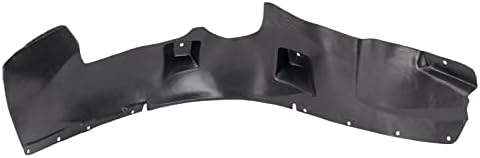TRQ Front Right Inner Fender Liner Black Passenger Side