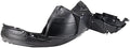 TRQ Front Right Inner Fender Liner Black Passenger Side