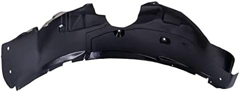 TRQ Front Right Inner Fender Liner Black Passenger Side