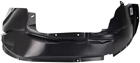 TRQ Front Right Inner Fender Liner Black Passenger Side